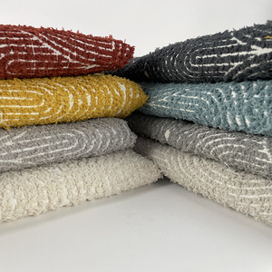 100% tessuto Jacquard in ciniglia di poliestere tinto in filo per comodi cuscini del divano cuscini <span class=keywords><strong>da</strong></span> <span class=keywords><strong>pavimento</strong></span> intrecciati con un Design fitto di buon auspicio - Product Image 1