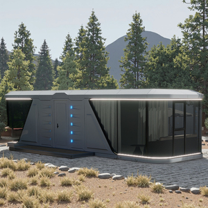 K7 Space Capsule Péniche Galère Design contemporain Panneau sandwich <span class=keywords><strong>en</strong></span> acier rapide pour maison Bureau Hôtel Resort Chambre à coucher - Product Image 2