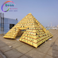 Modèle de bâtiment gonflable géant Pyramide gonflable