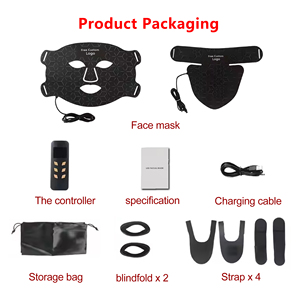 ILUXRED Maschera Viso e Collo per Terapia a Luce Rossa Lavabile ed Ecologica, Dispositivo LED a Infrarossi e Luce Vicina Infrarossa in Silicone per la Cura della Pelle - Product Image 6