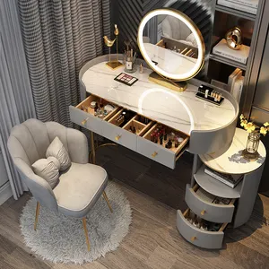 중국 침실 가구 일본 북유럽 패션 간단한 디자인 저렴한 멜라민 현대 세면대 거울 세트 드레싱 테이블