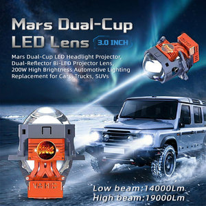 Lente de Proyector LED de 3.0 Pulgadas MSPRO VAHID 12V 6000K 19000 Lúmenes, Universal para Faros Delanteros de Automóvil, Alta Potencia 12v, Venta al Por Mayor - Product Image 5