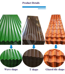 하이 퀄리티 내구성 사전 도장 강판 내진 아연 도금 골판지 지붕 시트 절단 용접 처리 - Product Image 6