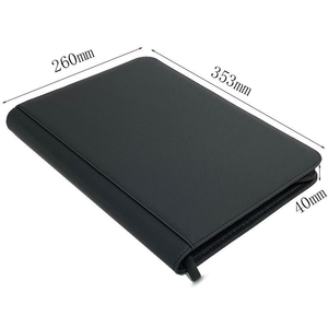 Carpeta de 9 bolsillos de cuero PU para cartas de juego, álbum de cartas, carpeta para tarjetas de béisbol, soporte para tarjetas coleccionables TCG y tarjetas deportivas - Product Image 3