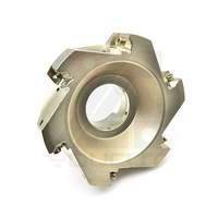 Solution de fraisage à émbout carré CNC 125A06R-S90LN16-C, fraise indexable pour plaquettes LNGU160708SR-M, fraise à coque de 125 mm de diamètre