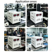 Estabilizador de Voltaje Automático de Alta Eficiencia Monofásico de 3KVA 120V 220V Tipo Servomotor con Protección Contra Sobrevoltaje y Bajo Voltaje