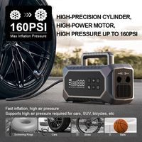 Démarreur portable OEM/ODM 6-en-1 12V 3250A avec pompe à air, batterie externe haute puissance et gonfleur d'urgence 24000mAh pour voiture