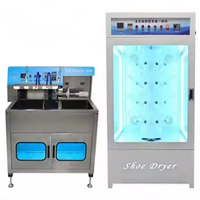 Machine semi-automatique commerciale pour le lavage, le nettoyage, le séchage, la désinfection et la stérilisation des chaussures