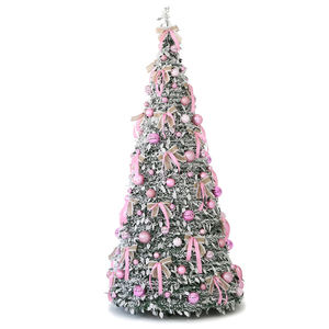 Adorno de base de pie de árbol de Navidad artificial PET plegable escalable grande personalizado de 180cm para hogar y fiestas Opción de 3 pies disponible - Product Image 6