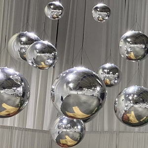 Palloncini a Stella Dorati su Misura Palloncini Trasparenti Glitterati Decorazione per Matrimoni e Feste Sfere a Specchio - Product Image 6