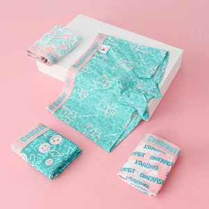 Nuovi Boxer da <span class=keywords><strong>Uomo</strong></span> alla Moda, Slip in <span class=keywords><strong>Cotone</strong></span> Stampato Traspirante 7A Antibatterico a Vita Media - Product Image 2