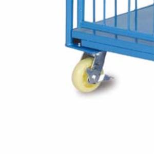 Chariot de rangement pour <span class=keywords><strong>cage</strong></span> à linge <span class=keywords><strong>Cage</strong></span> de rangement en métal roulante Conteneur à roulettes avec roues - Product Image 4