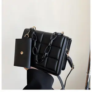 Hot Sale Diamonds Flap Square Bags Factory Luxury Shoulder Bag Women Ladies Designer Fashion Crossbody Messenger Bag With Wallet