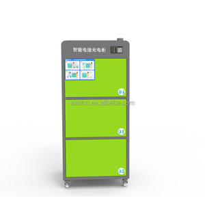 3 cửa nhà chống cháy nổ Tủ Sạc xe đạp điện tử Trạm Sạc pin máy bán hàng tự động miễn phí đáp ứng tiêu chuẩn địa phương - Product Image 1