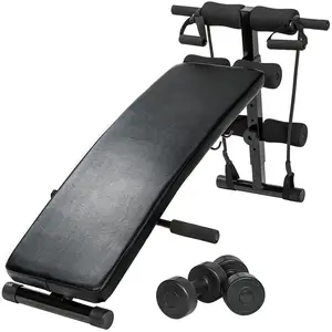 123sports Hot Sales Custom Logo Multipurpose Heavy Cheap Folding Adjustable Gym&Home Commercial Weight Dumbbell Lifting Bench Set