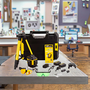 Niveau laser industriel en aluminium de haute qualité avec faisceau vert Batterie au lithium automatique à nivellement automatique Garantie 1 an - Product Image 5