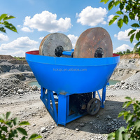 Unité complète de broyeur à moulin humide avec moteur pour la séparation de l'or alluvionnaire et de la roche dure