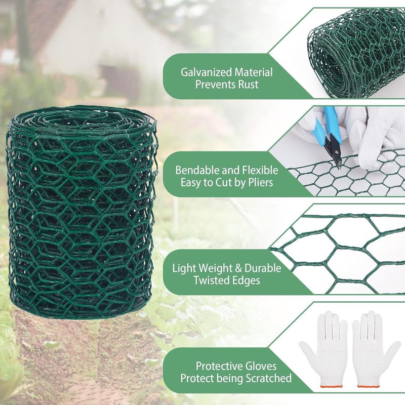 Green Chicken Wire Wedding Bouquet Design