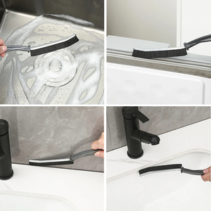 Brosse de nettoyage en gros à poils durs pour les interstices, nettoyeur de joints, outils et accessoires pour le nettoyage en profondeur des carreaux - Product Image 3