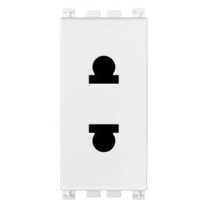 Sicury 2P 16A Us Eu <b>Plug</b> <b>Socket</b> 4.8mm White - Product Image 1