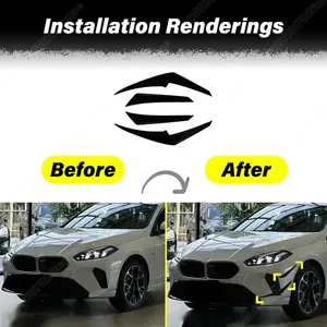 สปอยเลอร์ตกแต่งรถยนต์สำหรับซีรีส์ 1 2 รุ่น F70 F74 M Sport ปี 2024 2025 สำหรับติดตั้งทั้งสองด้านของตัวถังด้านหน้า อุปกรณ์ตกแต่งรถยนต์ - Product Image 2