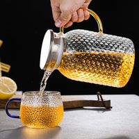 Prix de gros : Carafe à eau chaude/froide en verre borosilicaté épais pour restaurant, hôtel, usage domestique