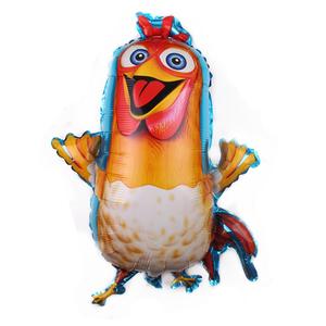Balon Foil hewan pertanian Zenon kartun 18 inci untuk pesta kemasan besar perlengkapan perayaan Anak dekorasi ulang tahun tema pertanian - Product Image 2