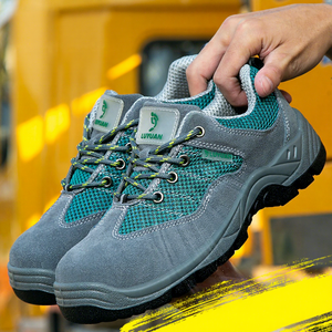 Chaussures <span class=keywords><strong>de</strong></span> sécurité basses unisexe <span class=keywords><strong>de</strong></span> haute qualité avec embout en acier, tendance, respirantes, protectrices, imperméables et antidérapantes pour le travail en usine - Product Image 2