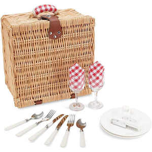 Cestas de Almacenamiento Rectangulares de Mimbre YRhome al por Mayor, Juego de Picnic para 2 Personas, Juego de Vino de Lujo, Ecológico, Personalizable, Multifuncional - Product Image 2