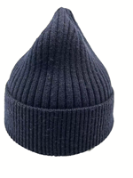 Bonnet unisexe en acrylique à côtes en fil filé, couleur unie, chaud, pour l'hiver, décontracté, pour l'extérieur et les voyages