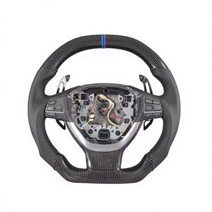 Volante de Fibra de Carbono con LED y Alcántara para <span class=keywords><strong>BMW</strong></span> E46 M3 Touring Interior Coupw 328i <span class=keywords><strong>330i</strong></span> Ci Xi 2000 2001 <span class=keywords><strong>2002</strong></span> 2003 2004 2005 - Product Image 5