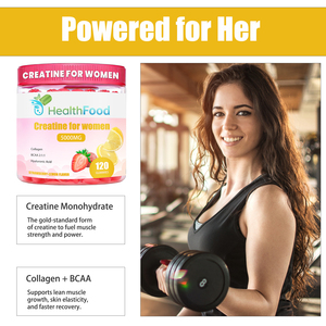 High Quality <b>Creatine</b> for women Gummies with Total Carbohydrates Enhances Bone Density Skin Elasticity Improvement Gummies - Product Image 6