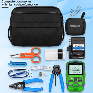 Kit d'outils FTTH pour fibre optique, cisaille à fibre optique, mini mesureur de puissance optique 4 en 1 avec localisateur de défauts visuels 30 mW, kit de fibre optique - Product Image 3