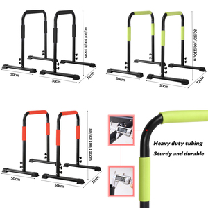 حامل تمارين الضغط القابل للتعديل، قضبان متوازية للتمارين الرياضية، أدوات الجمباز - Product Image 6