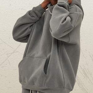 Sweat à capuche de haute qualité, ample, personnalisé, à épaules tombantes, imprimé, technique de teinture, pour homme - Product Image 5