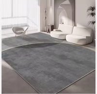 Tapis moderne en velours cristal Tapis nordiques de luxe élégants pour le salon