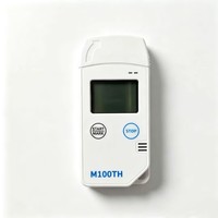 Registrador de Datos USB de Temperatura y Humedad con Pantalla LCD Multiusos OEM ODM, Informe en PDF, Plástico, Clasificación IP54