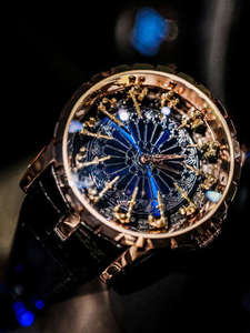 Reloj de Pulsera para Hombre, Diseño de Agujero Negro, Ecológico, Acrílico, Moda Casual de Negocios, No es de Sobremesa - Product Image 1