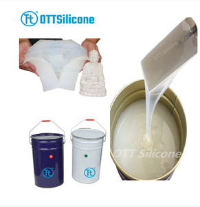 Caoutchouc de silicone liquide RTV-2 translucide platine, de qualité alimentaire, résistant aux températures élevées/basses, pour la fabrication de moules - Product Image 1