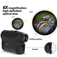 Télémètre laser de golf longue portée 1500m avec objectif 6X, fonction Pin Lock, IP54, pour le golf et la construction extérieure – Vente directe usine