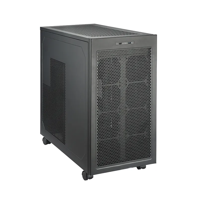 Factory Steel Aluminium Boxes 4U 9U 12U network cabinet AI server rack GPU Industrial Computer Chassis IPC Rack Computer Chassis