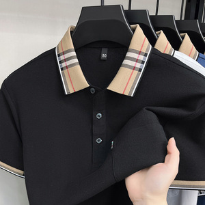 Camiseta Polo <span class=keywords><strong>de</strong></span> Manga Corta <span class=keywords><strong>de</strong></span> Alta Calidad al por Mayor, Camiseta Polo <span class=keywords><strong>de</strong></span> Algodón para Hombre con Logotipo Bordado <span class=keywords><strong>de</strong></span> <span class=keywords><strong>Marca</strong></span> para Verano y Otoño - Product Image 3
