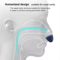 Produits pour la maison intelligente silicone congestion nasale arrêt du ronflement correction anti-ronflement sommeil pire-dispositif d'arrêt électrique sans ronflement