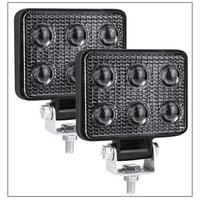 Lampe de travail LED automobile Yosovlamp 3 pouces 6 perles 18W IP67 étanche 9-30V 6000 lm certifiée CE/RoHS Garantie 12 mois Camion
