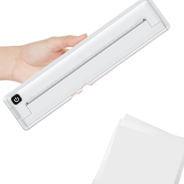 Wireless Thermal A4 Printer HD Office Home Small Mini Portable Inkless Printing Press Portable Thermal Printer