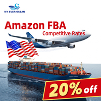 Services logistiques Amérique Agent d'expédition Amazon FBA DDP Porte à Porte Transitaire maritime et aérien de Chine vers les États-Unis