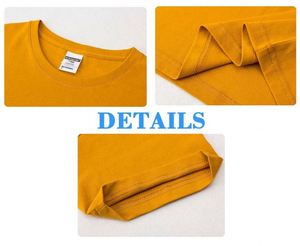 OEM ODM Vente en gros de t-shirts en coton personnalisés avec logo pour femmes, t-shirts unisexes surdimensionnés de haute qualité - Product Image 4