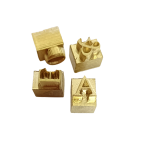 Tùy Chỉnh Thư Số Bảng Chữ Cái Đồng Dập Nóng Chết Nhấn Handmade Da Thủ Công cliche Khuôn Cho Nướng Bánh Logo - Product Image 1