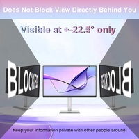 Protection d'écran anti-regard indiscret, anti-reflet, anti-lumière bleue, anti-reflexion pour moniteur de bureau BenQ 31,5 pouces 16:9
