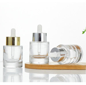Flacon distributeur d'huile essentielle en verre transparent à fond épais, sérigraphié, à épaule plate, 15ml 20ml 30ml 40ml 50ml - Product Image 6